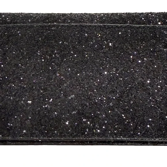 Kate Spade Glittery Evening Bag Wristlet 4 Leaf Clover Closure 3 Compartments - Picture 8 of 9